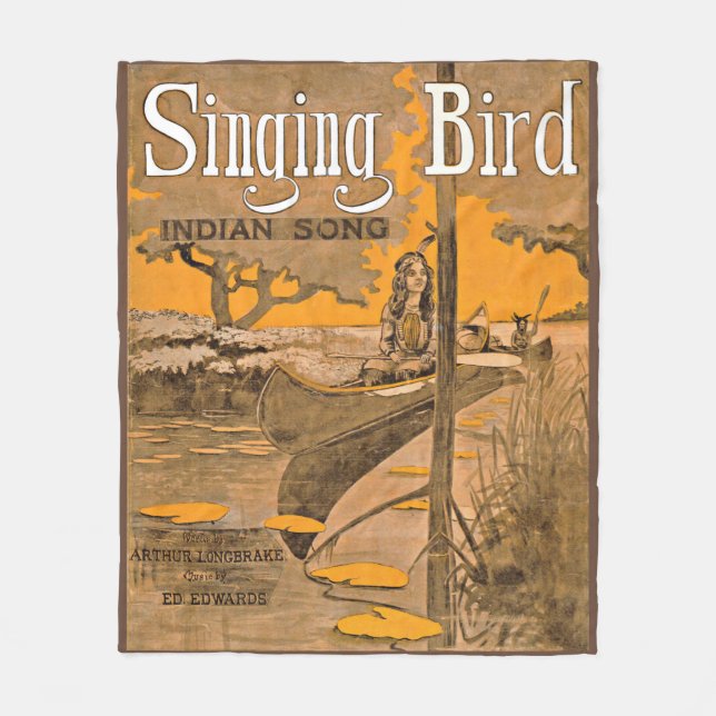 Couverture Polaire 1909 Partition chantante d'oiseaux (Devant)