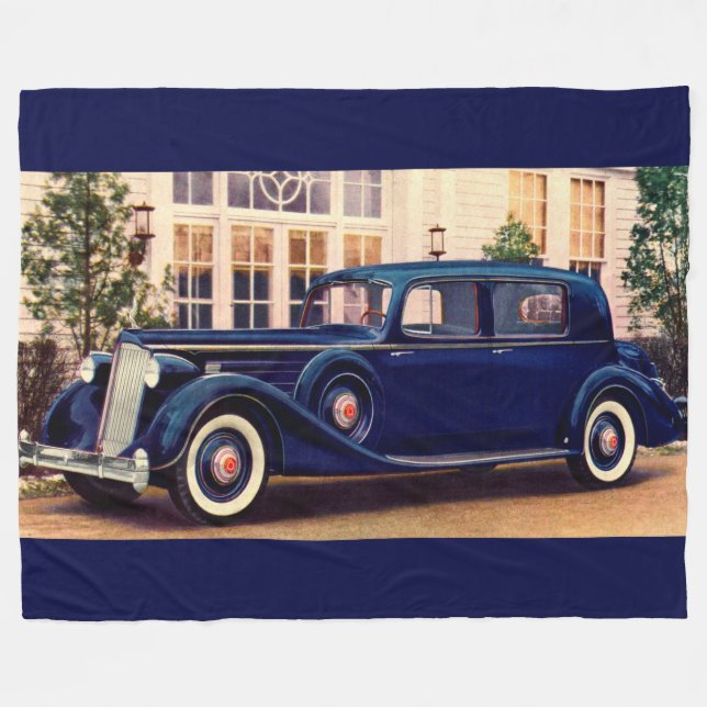 Couverture Polaire 1936 bleu Packard (Devant (Horizontal))