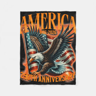 Couverture Polaire 250 Ans Drapeau Américain 250e Anniversaire États-