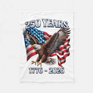 Couverture Polaire 250 Ans Drapeau américain 250e anniversaire USA 4è