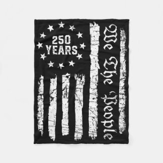 Couverture Polaire 250e anniversaire États-Unis Drapeau américain pat