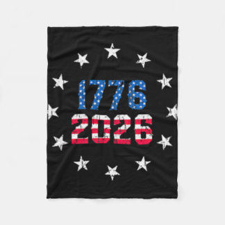 Couverture Polaire 250e anniversaire Pocket Usa 250e Drapeau Américai