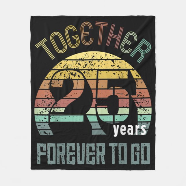 Couverture Polaire 25e anniversaire de Mariage (Devant)