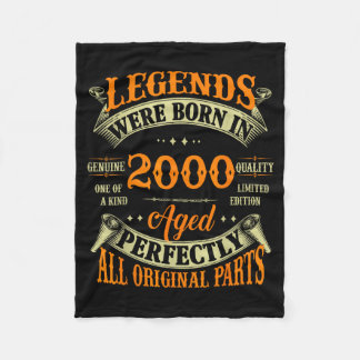 Couverture Polaire 26th Birthday Gift Legend Born In 2000 26 For Year