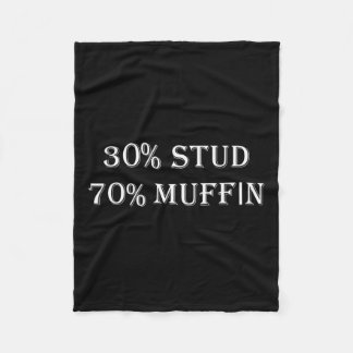 Couverture Polaire 30% Mâle 70% Muffin Citations drôles de la Saint-V