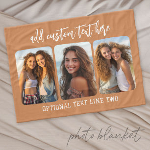 Couverture Polaire 3 collage photo avec un script bounce tendance