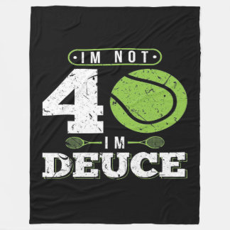 Couverture Polaire 40e Birthday Venin de tennis Blanket