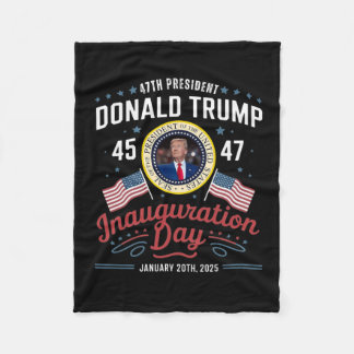 Couverture Polaire 47e président Donald Trump Jour d'investiture 2025