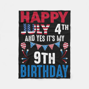Couverture Polaire 4 juillet Et oui c'est mon 9e anniversaire America