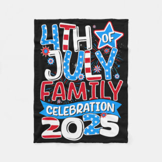 Couverture Polaire 4 juillet Fête familiale 2025 Famille Matchin