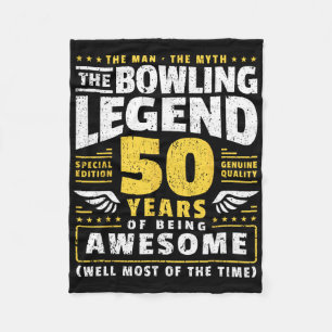 Couverture Polaire 50e anniversaire Bowling 50 ans Old Bowler
