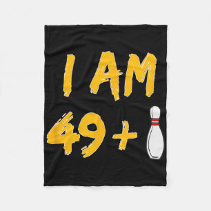 Couverture Polaire 50e anniversaire Bowling Shirt Funny Bowler Party 