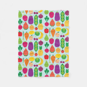 Couverture Polaire 5 des fruits et légumes de jour