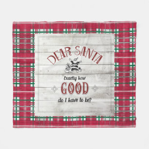 Couverture Polaire 60 ans rétro   Père Noël Exactement à quel point d