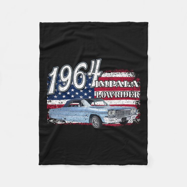 Couverture Polaire 64 Impala Lowrider Ss 4 juillet Américain (Devant)