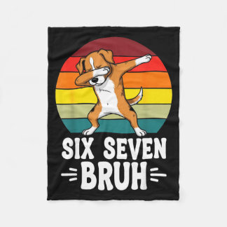 Couverture Polaire 67 Animals Funny 67 Brainrot Youth Kids Dog 67 