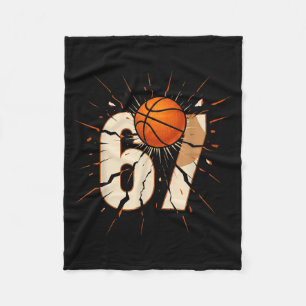 Couverture Polaire 67 Brainrot Basketball Drip pour jeunes - Drôles d