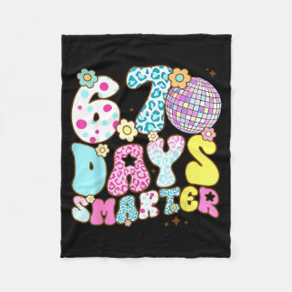 Couverture Polaire 67 Days Smarter 67 Days School Teacher Students Me