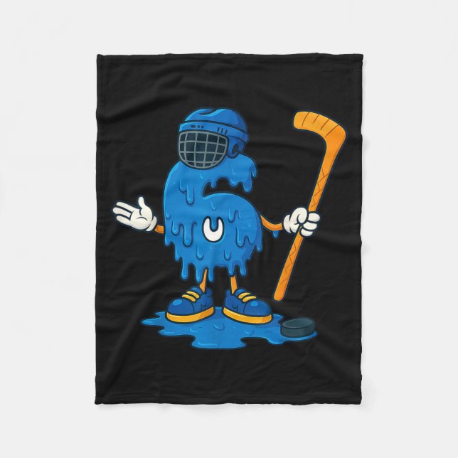 Couverture Polaire 67 Drip Ice Cream Hockey Player  (Devant)