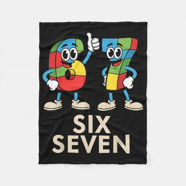 Couverture Polaire 67 Italian Brainrot Funny Italian Brainrot Kids 67 (Devant)