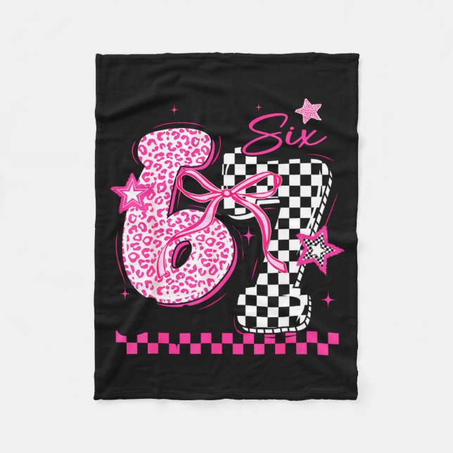 Couverture Polaire 67 Leopard Checkered Funny Six Seven Meme 6-7 Teac (Devant)