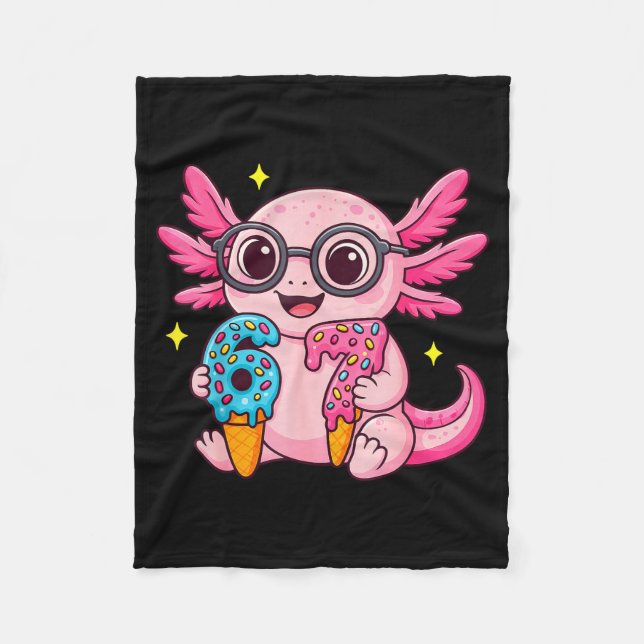 Couverture Polaire 67 Meme Axolotl Funny Six Seven Axolotl Lover For  (Devant)