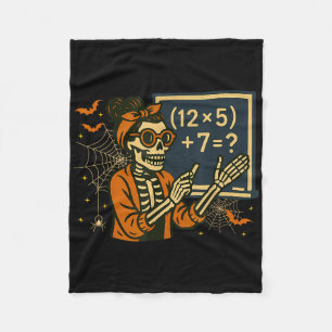 Couverture Polaire 67 Professeur Halloween Squelette Six Sept Meme Ma