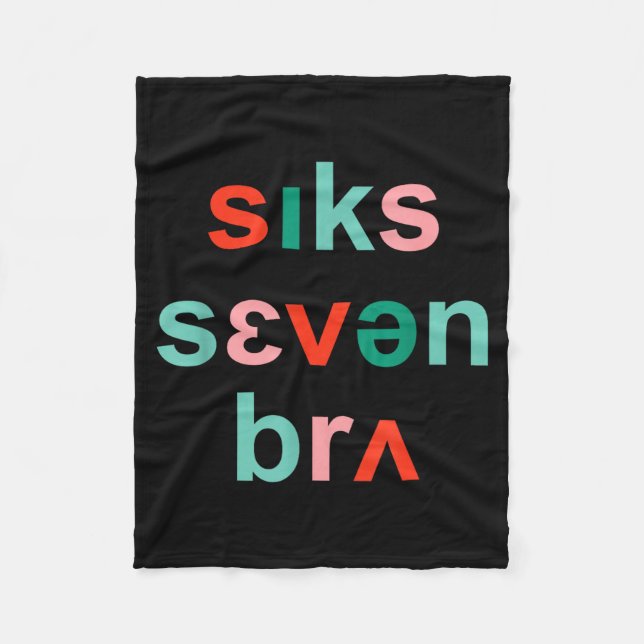 Couverture Polaire 67 Speech Therapy Meme Funny Six Seven Bruh Slp Ch (Devant)