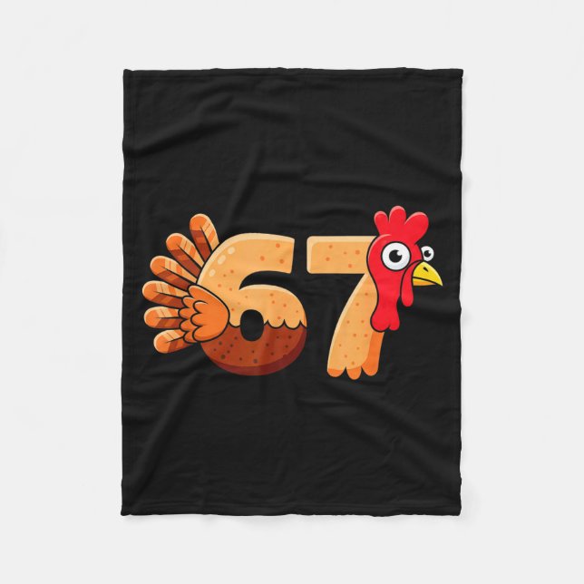 Couverture Polaire 67 Thanksgiving Funny Turkey Thanksgiving 67 Turke (Devant)