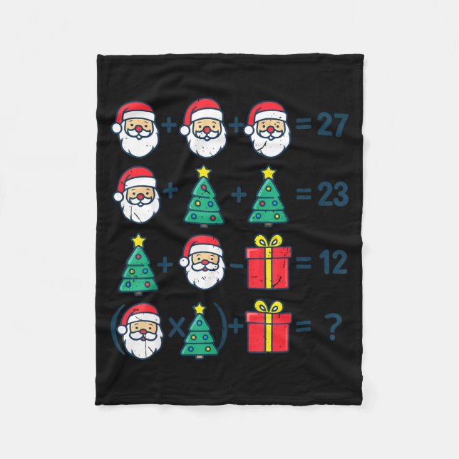 Couverture Polaire 6 7 Order Operation Christmas Math Professor Costu (Devant)