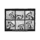 6 Collage de photos Texte facultatif — CAN Edit Co