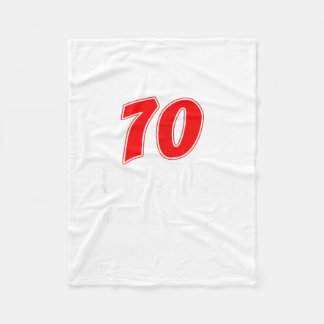 Couverture Polaire 70 Is The New What Was I Saying Funny 70th Birthda