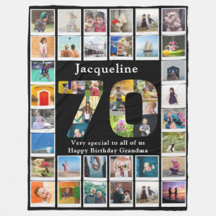 Couverture Polaire 70e anniversaire Famille Modèle photo Grand