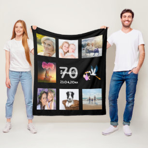 Couverture Polaire 70e anniversaire photo collage noir