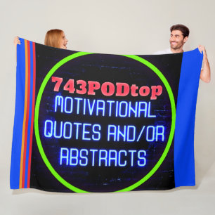 Couverture Polaire 743PODtop Zazzle Store FLEECE BLANKET!