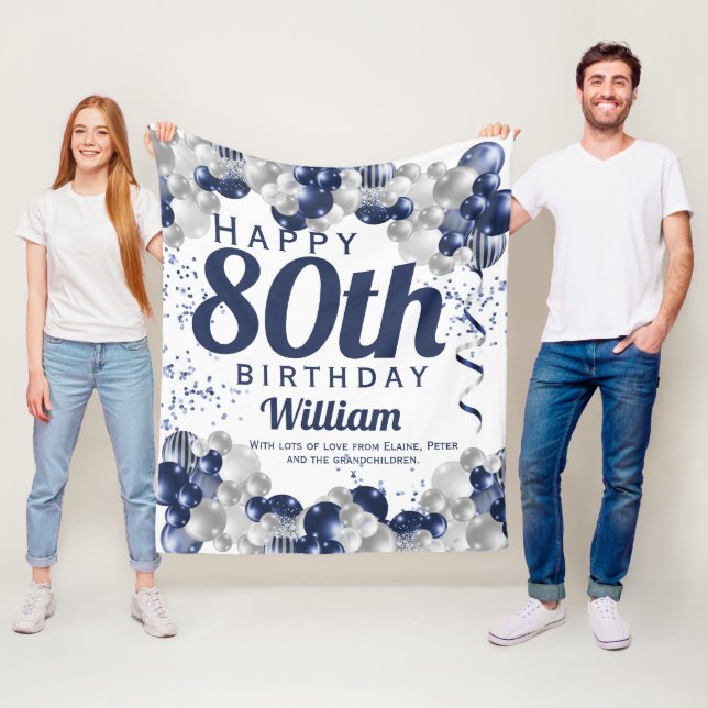 Couverture Polaire 80e anniversaire Ballons de la marine (En situation)