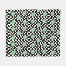 À damiers rétro et boulons d'éclairage