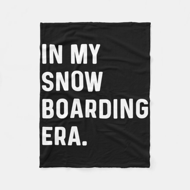 Couverture Polaire À l'ère du snowboard - Snowboard - Hiver neige (Devant)