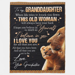Couverture Polaire À Mon Don Grandgirl De Grand-Mère, Les Amateurs De
