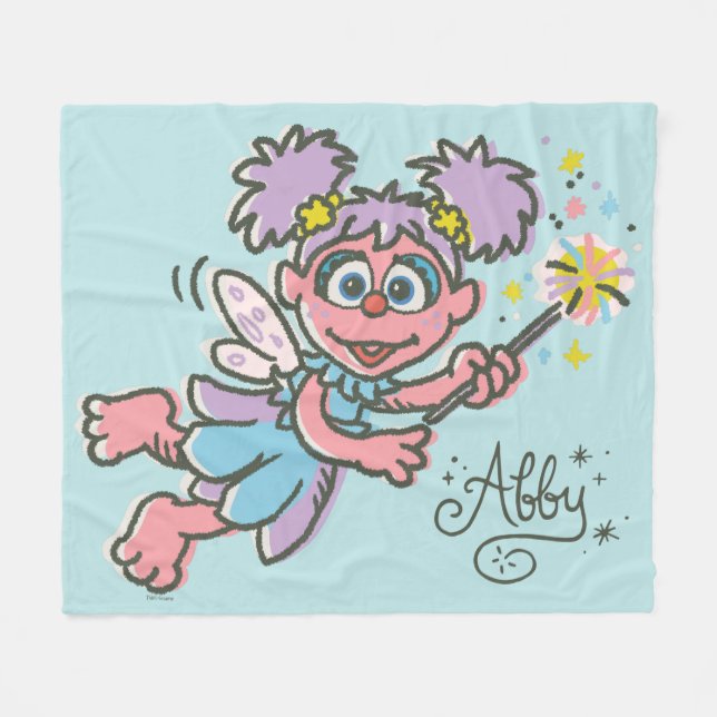 Couverture Polaire Abby Cadabby Flying (Devant (Horizontal))