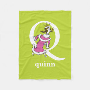 Couverture Polaire ABC du Dr Seuss : Lettre Q - Blanc   Ajouter Votre
