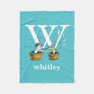 Couverture Polaire ABC du Dr Seuss : Lettre W - Blanc   Ajouter Votre