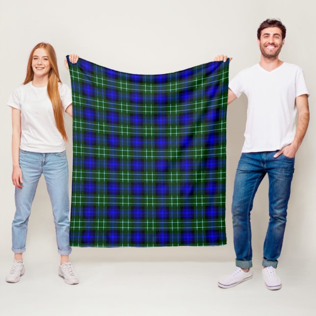 Couverture Polaire Abercrombie Plaid (En situation)