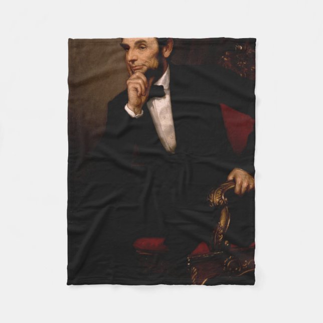 Couverture Polaire Abraham Lincoln Portrait George Peter Healy (Devant)