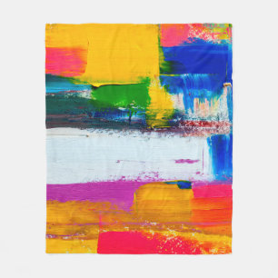 Couverture Polaire Abstract art background. Modern art. Multicolored