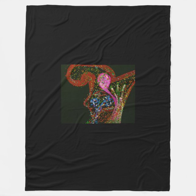 Couverture Polaire Abstract Art Fleece Blanket (Devant)