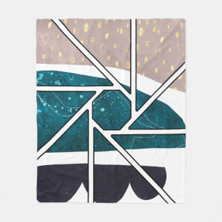 Couverture Polaire Abstrait 