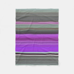Couverture Polaire Abstrait #1 : Violet et gris