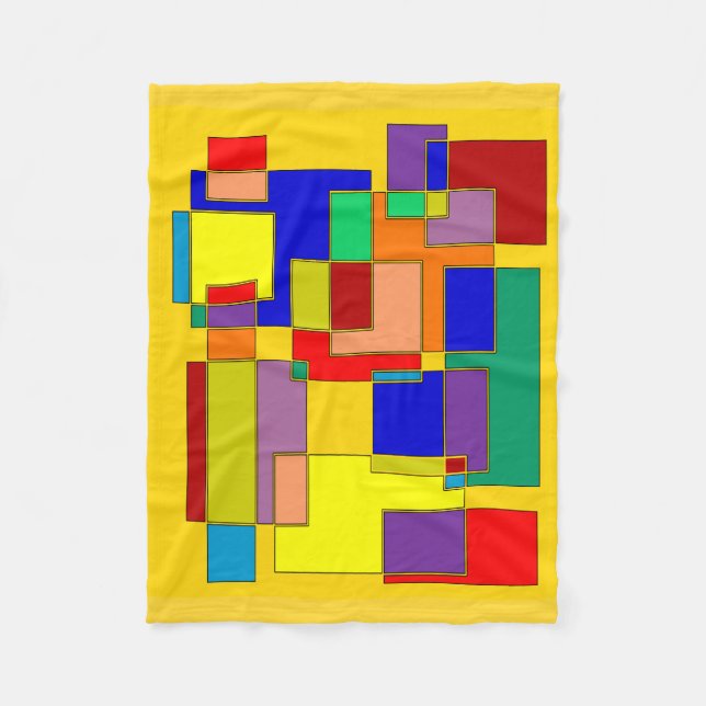 Couverture Polaire Abstrait #26 (Devant)