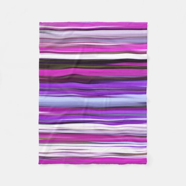 Couverture Polaire Abstrait #2 : Flou pourpre (Devant)